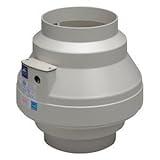 Fantech FR 110 Inline Centrifugal Duct Fan, Molded Housing, 4", 167 CFM [並行輸入品]