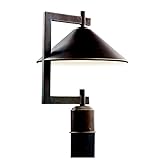 Kichler Lighting 49063OZ Ripley Light Outdoor Post Mount Lantern, Olde Bronze [並行輸入品]