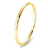 [lapisia] 刻印可能 アレルギー対応 指輪 リング メンズ レディース ペアリング サージカルステンレス (細身 ゴールド（刻印無し