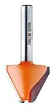 CMT 849.501.11 60 Lettering Bit, 1/2-Inch Shank, 1-1/8-Inch Diameter by CMT