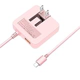 USB充電器 Type-C 急速充電 スマホ 充電器【NEWモデル/PD20w&QC3.0/1.6cm超薄型/1USBポート&1.5mType-Cケーブル/折り畳み式プラグ/合計3.4A】ケーブル一体型 ACアダプター コンセント 軽量 アンドロイド PSE認証済 iPhone/Androidなど対応 (ピンク)