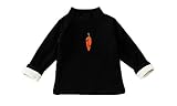 Mycu ベビー服 長袖Tシャツ 子供服 女の子 冬 防寒 暖かい ハイネック 厚手 ファッション 子供 トップス 上着