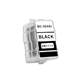 Canon用 キャノン用 BC-365XL BC-366XL 共通用詰め替えインク補充インクブラック*1本対応機種:PIXUS TS3530【互換インク/大容量/個包装/説明書付き】