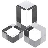 Healeved アクリルベース スタンド 3種サイズ 3CM 5CM 8CM 展示台 全面透明 展示台 商品陳列 ディスプレイ 撮影小道具