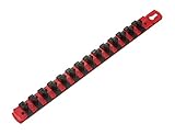 TEKTON 1882 3/8-Inch Drive Socket Holder and Organizer with 14 Clips [並行輸入品]