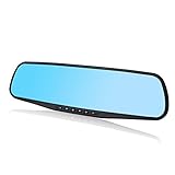 USSay ETohio 2.8 Full HD 1080P Auto Car DVR Rearview Mirrors Camera Video Recorder Dash Cam [並行輸入品]