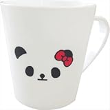 ツイン プラスチックコップ パンダマグカップ フェイス ホワイト JMZ018 A プラスチックコップ パンダマグカップ フェイス ホワイト JMZ018 A 【4点】