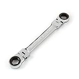 TEKTON WRN76009 Flex-Head Ratcheting Box End Wrench 11/16-Inch x 3/4-Inch [並行輸入品]