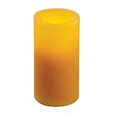Inglow CGT54600AY32 6-Inch Flameless Round Pillar Apple Cinnamon Scented Candle with Timer, Autumn Y