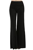 viiviikay Women 's Maternity Wear fold-overウエストワイド脚伸縮Palazzoパンツ