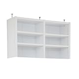 JKプラン 1cmピッチ 買いたせます書棚 本体用上置き 幅92 ホワイト ga-049 ga-049-wh