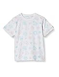 [ドウブツノモリ] Tシャツ キッズ ジュニア どうぶつの森 半袖 総柄 とたけけ しずえさん ブーケ ホワイト 120