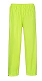 Portwest s441 Portwestレインウェアメンズ防水雨パンツ、イエロー US サイズ: XL カラー: イエロー