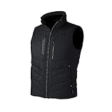 [DOGMAN] 【作業服防寒】 作業着 ベスト 秋冬 保湿 軽量 おしゃれ カジュアル SELECTED(ドッグマンセレクティッド) ウォッシャブルウォームベスト8082N・ブラックLL