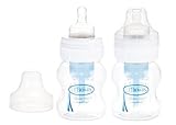 Dr. Brown's Natural Flow 4oz Wide Neck Baby Bottles ~New~ by baby bottles