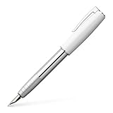 Faber-Castell Stylo plume LOOM largeur M (Blanc) (Import Allemagne)