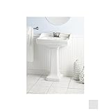 Cheviot 553-wh-1エセックスホワイトPedestalシンク24 " x 18 "