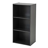 山善(YAMAZEN) 3段カラーボックス ブラック GCB-3(BK)