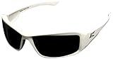 Edge Eyewear XB146 Brazeau Safety Glasses, White with Smoke Lens [並行輸入品]