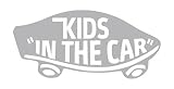 【全16色】人気!キッズ イン カー ステッカー!Kids in car Sticker /車用/シール/ Vinyl/Decal /バイナル/デカール/ステッカー/KIC-2 (シルバー) [並行輸