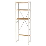 冷蔵庫ラック MCC-6047NIV （色：ナチュラルアイボリー）　小型冷蔵庫に最適！　 アジャスター機能付きで安心・安定　10段階まで自由に高さ調節が出来ます