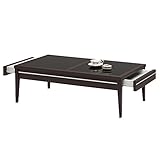 センターテーブル 120 ベラ ダークブラウン （ノーブランド品）