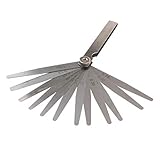 F Fityle ギター測定ツール　17ブレード　合金　フィーラーゲージ　長持ち　使用便利