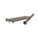 YJB PARTS ネックジョイントビス インチ(#8×1-3/4") 4pcs/set (プラス頭, ニッケル)