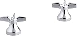 KOHLER K-16012-3-CP Triton Cross Handles, Polished Chrome [並行輸入品]