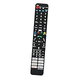 テレビ用リモコン N2QBYA000043 音声検索対応 replace for パナソニック Panasonic 液晶テレビ TH-43JX850 TH-48JZ1000 TH-S65JZ2000 TH-55CX800 TH-55CX800N TH-60CX800 TH-60CX800Nなど