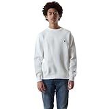 [チャンピオン] スウェット 長袖 COTTON USA ワンポイントロゴ 刺繍 クルーネックスウェットシャツ C3-W005Z／C3-W005ZL メンズ オフホワイト 3L