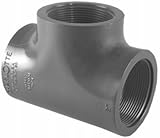 CHARLOTTE PIPE & FOUNDRY PVC 08402 1200HA 3/4" PVC Sch80 T x T x T Tee [並行輸入品]