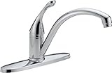 Delta 140-WE-DST Collins Single Handle Water-Efficient Kitchen Faucet, Chrome [並行輸入品]