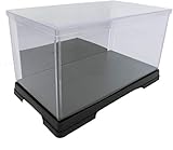 Octagon フィギュアケース 横幅40×奥行21×高さ24 (cm) 背面ミラー プラスチックケース