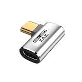 USB4.0 Type-C 変換アダプター 方向変換 アダプタ 【左右 90° サイドベント １個】 PD 100W 5A 急速充電 40Gbps 高速データ転送 8K@60Hz 映像出力 L字 L型 オス メス USB C コネクター Thunderbolt 3、Mac Book 、Nintendo Switch、Sam sungなどのType-C デバイスに対応 cone-013