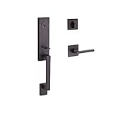 Baldwin SCSEAXSQURCSR112 Reserve Single Cylinder Handleset Seattle x Square with Contemporary Square