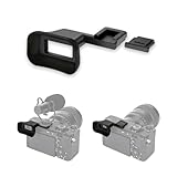 JJC Sony A7C II / A7CR用ホットシューアイカップ 延長型アイピース ソニー Sony A7C II α7C II / A7CR α7CR カメラ対応 コールドシュー付き 接眼目当て 迷光遮断 ファインダー 保護 ホットシュー保護 ホットシューキャップ付属