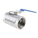 B Blesiya ボールバルブ　1.25インチNPT　DN32　ホース　パイプ　交換用　配管用部品　ステンレススチール製