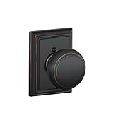 Schlage f170and716add AddisonコレクションAndover装飾トリムノブ、Aged Bronze by Schlageロック会社