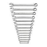 KD Tools (KDT81924) 14 Pc. 6 Point SAE Full Polish Combination Wrench Set by KD Tools