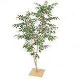 【人工植栽】　タカショー グリーンデコ和風 ベンジャミン板付　エリーゼ　1.3m　GD-122