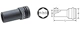 TOP トップ工業 PT-421L インパクト用ディープソケット 差込角 12.7mm