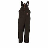 Berne Boys ' Bark Washed Insulated Bib Overallsオリーブグリーン US サイズ: M カラー: グリーン