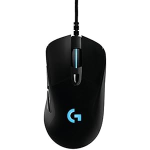 Logitech g403 Programmable 12000dpi 40 g有線ゲームマウス(認定Refurbished)
