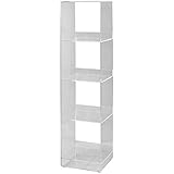 アクリルラック おしゃれ 幅22 奥行き15 高さ88cm アクリル樹脂 完成品 クリア 透明 montrer モントゥレ 送料無料 rk-ac4