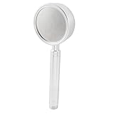 uxcell ハンドヘルド式　シャワーヘッド　ノズルウォータースプレー　シルバートーン　ホームバスルーム用