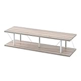 山善(YAMAZEN) テレビ台 TV台 ローボード 幅140cm 60型TV対応 オーク/ホワイト YWTVL1400OAK3WH