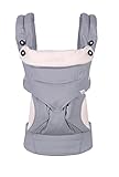 Angelcare 新生児から使える4WAY 抱っこひも 前向き おんぶ 装着簡単 360/グレー (グレー)