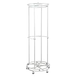 アビライト 省スペース収納力アップ360度回転式上下収納ダブルハンガーラック SK-110