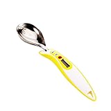 Baosity 全４色選べる　計量　スプーン　スケール　キッチン　液晶画面　読みやすい　調整機能　測定ツール　調理用　 - 黄